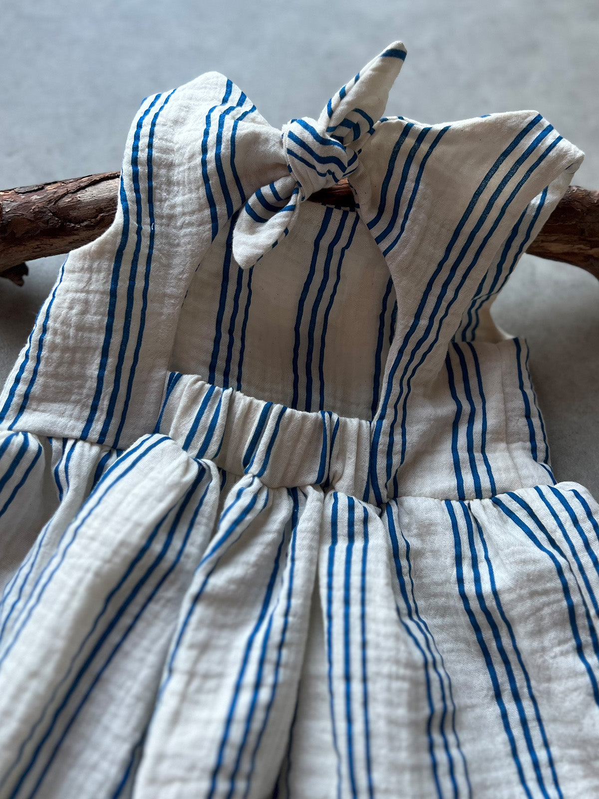 Striped Musselin Dress