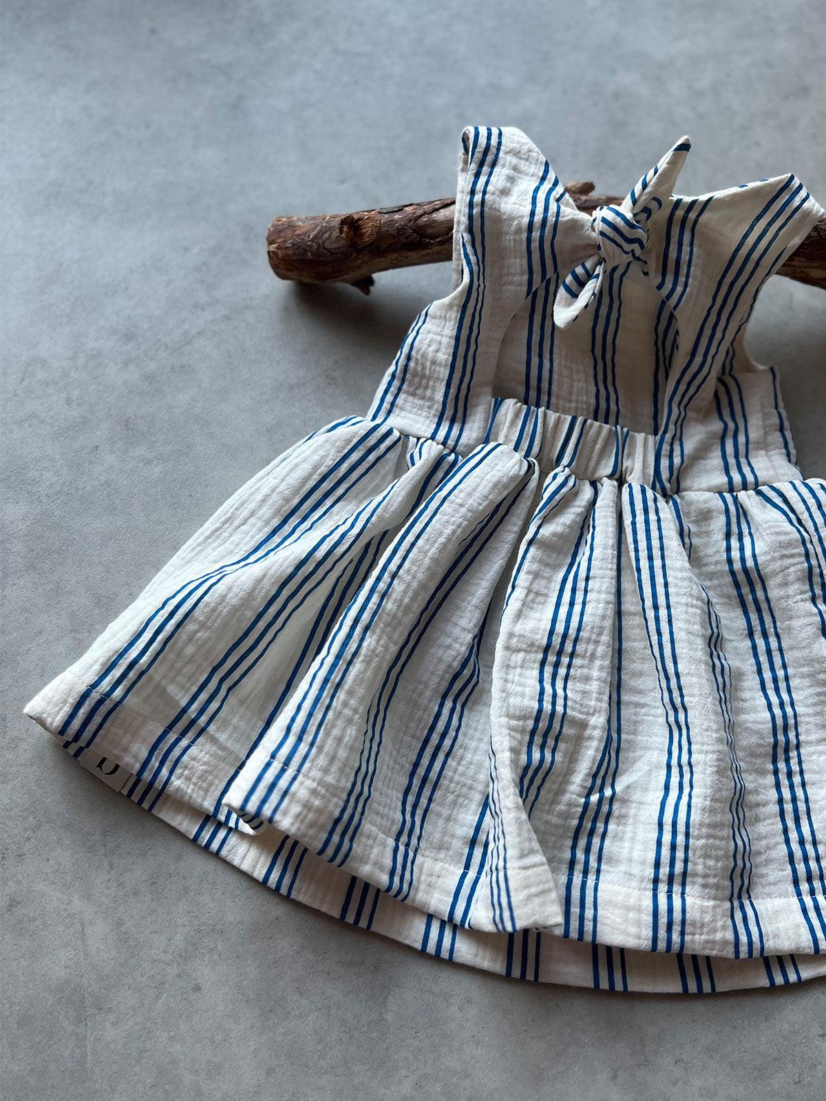 Striped Musselin Dress