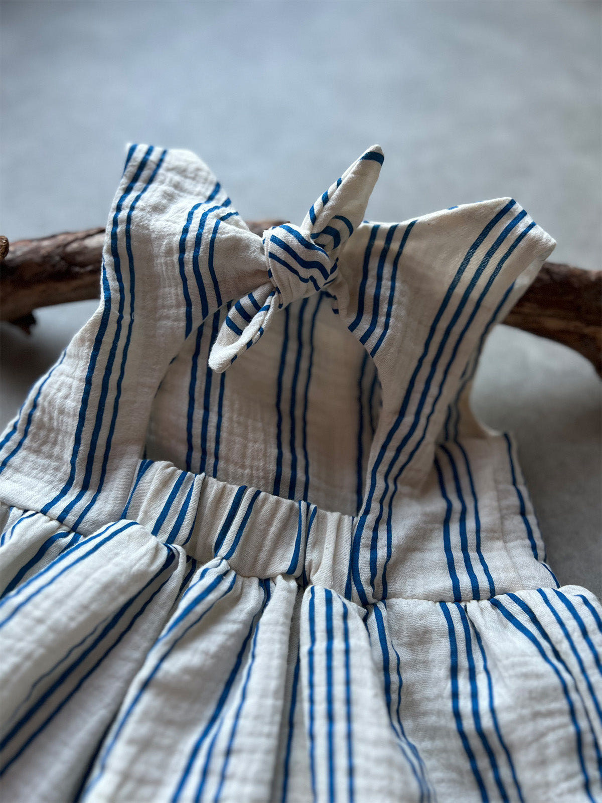 Striped Musselin Dress