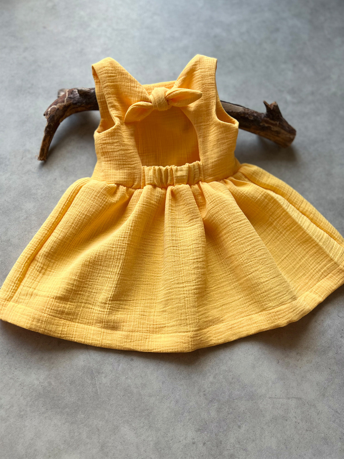 Musselin Dress Yellow