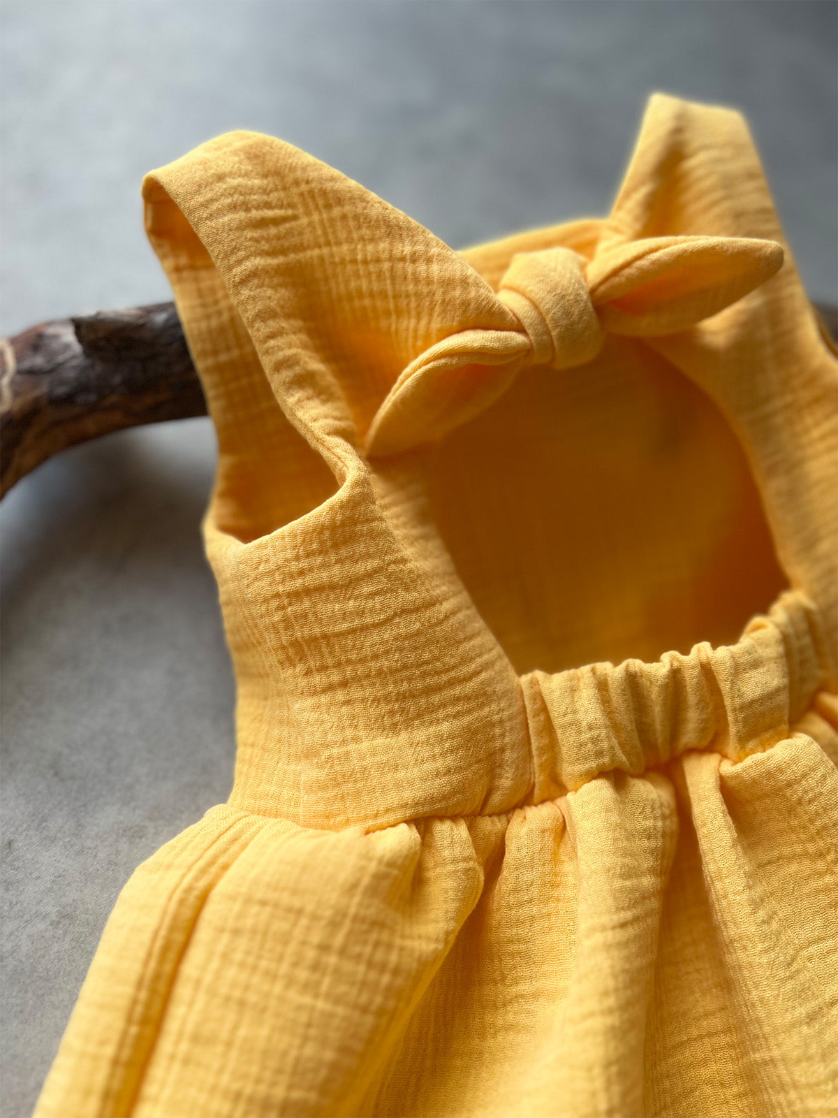 Musselin Dress Yellow