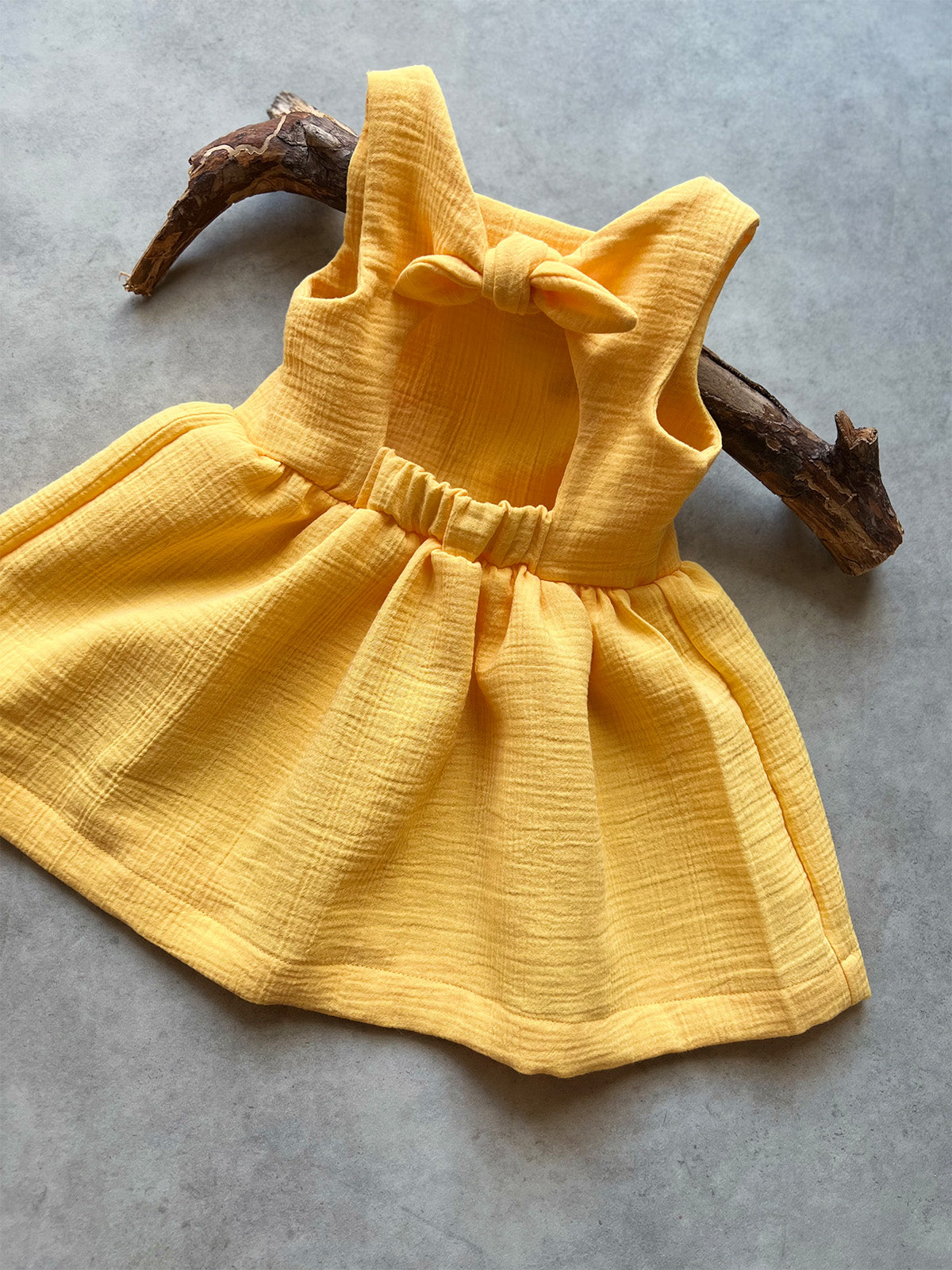 Musselin Dress Yellow