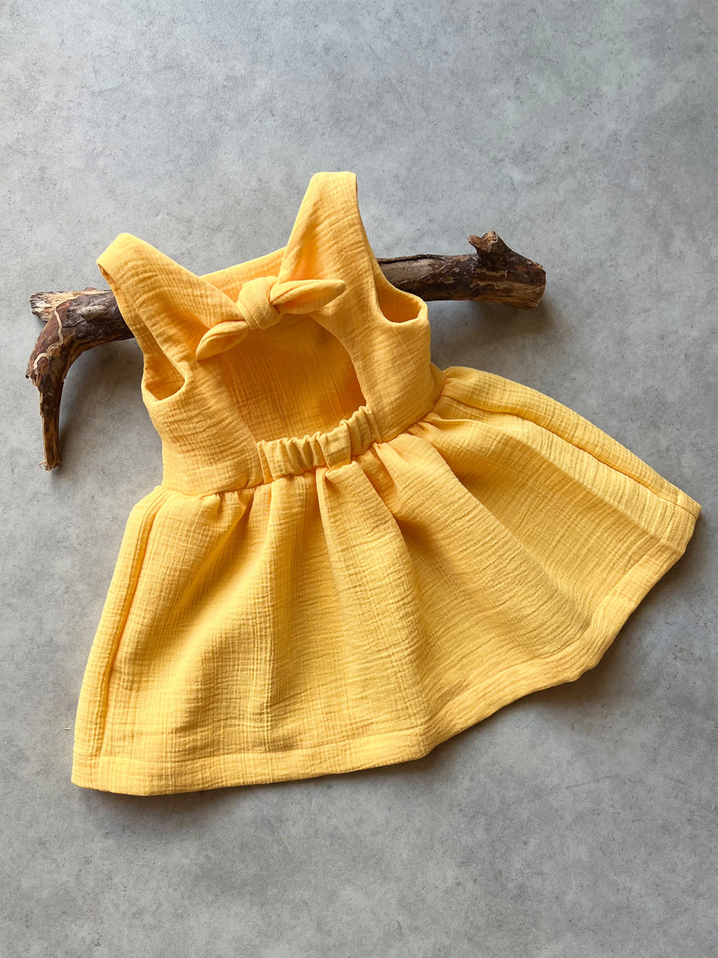 Musselin Dress Yellow