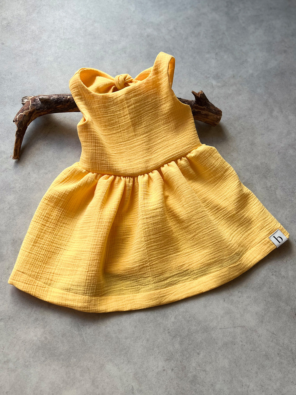 Musselin Dress Yellow