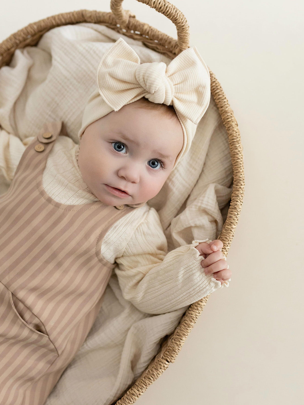 Striped Pinafore Kleid