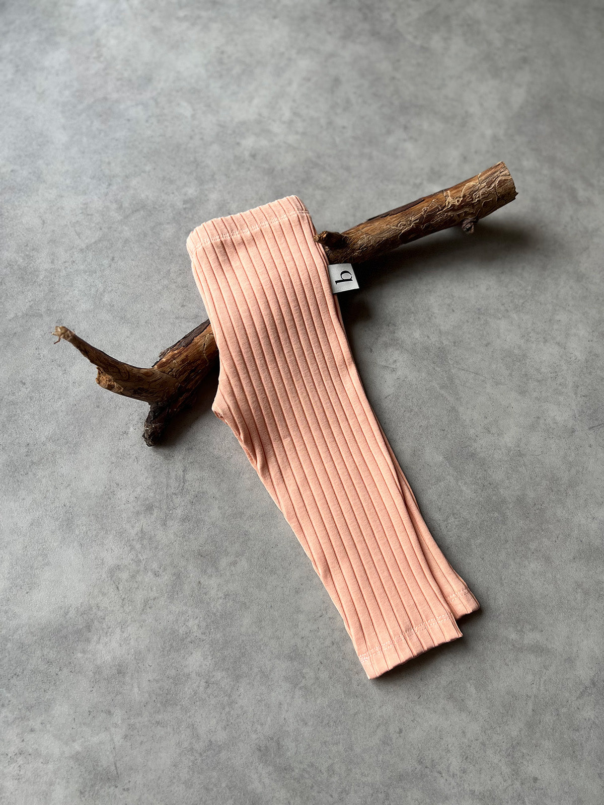 Rib-Strick-Leggings "Peachy"