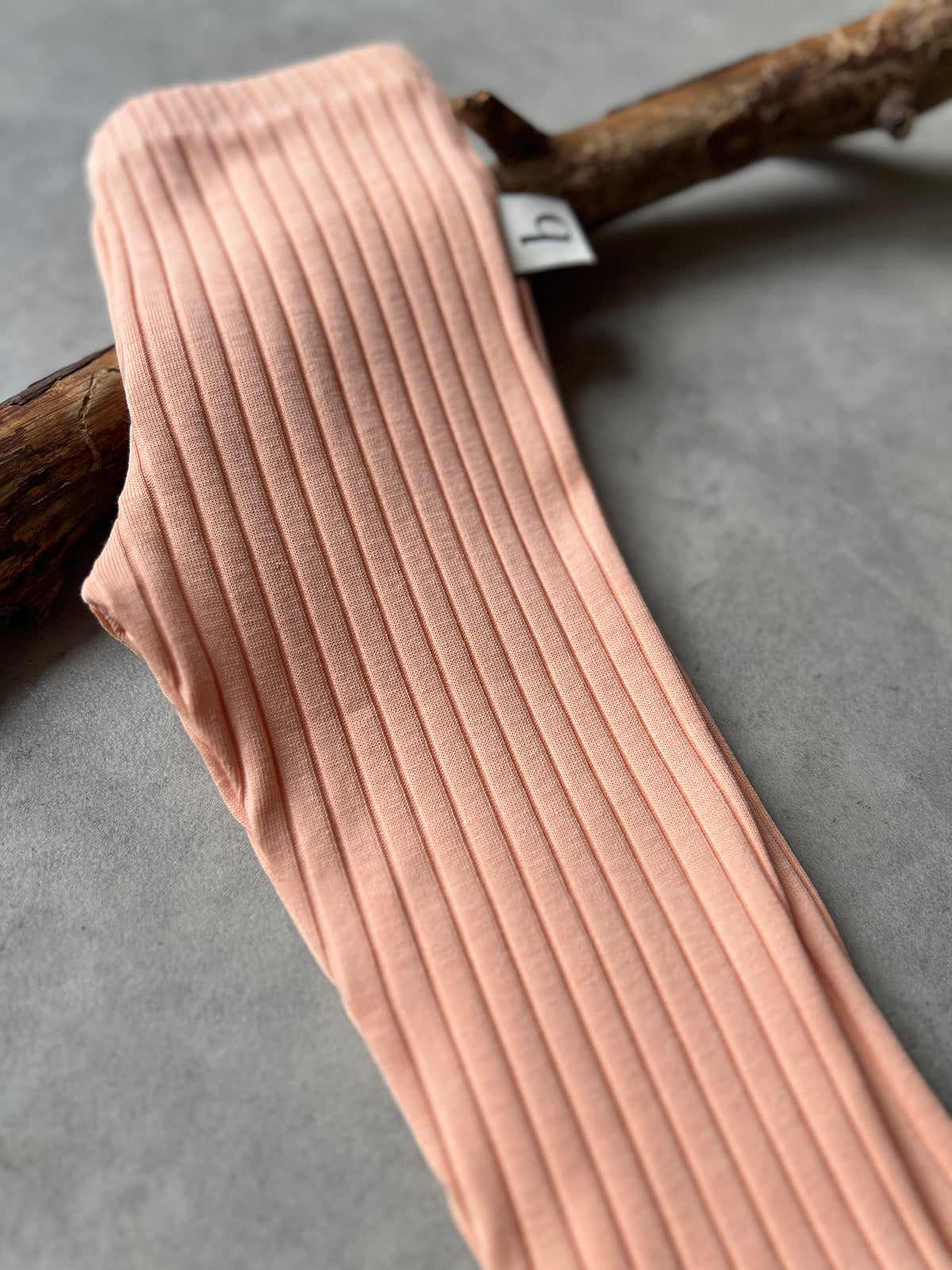 Rib-Strick-Leggings "Peachy"