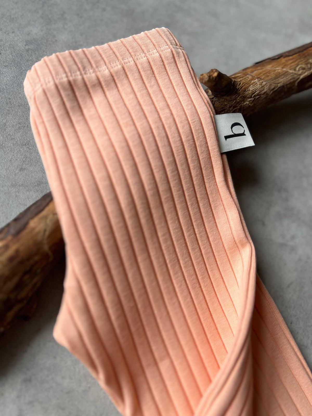 Rib-Strick-Leggings "Peachy"