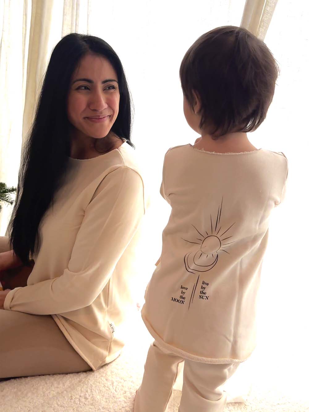 MiniMe Damen Sun and Moon Sweat Shirt