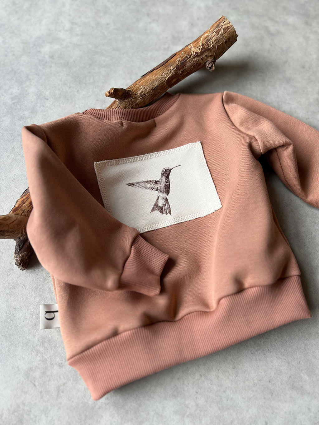 Sweater "Hummingbird", mocha