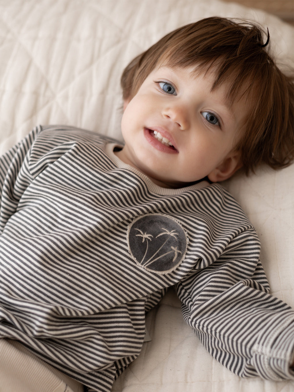 Longsleeve Striped "Palms"