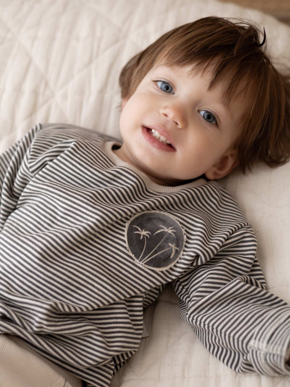 Longsleeve Striped "Palms"