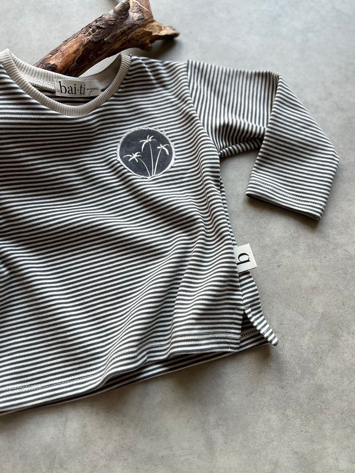 Longsleeve Striped "Palms"