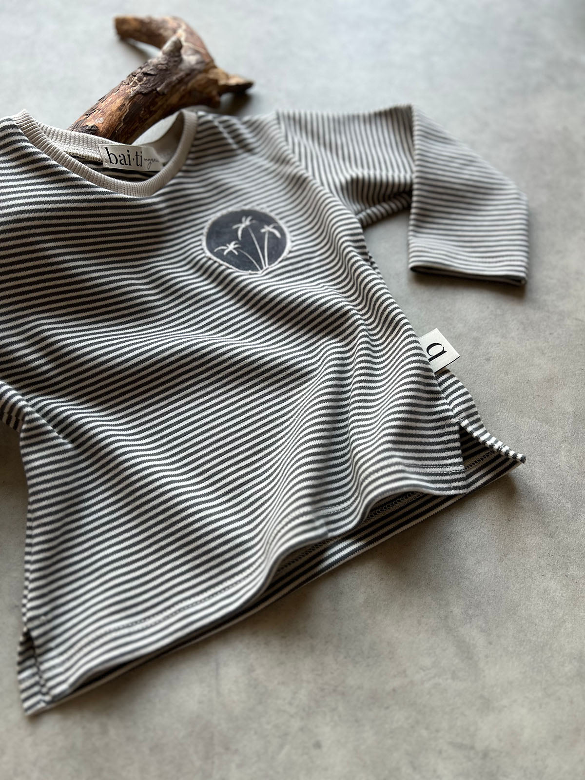 Longsleeve Striped "Palms"